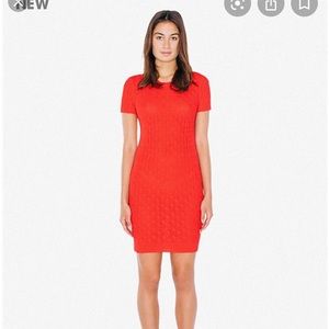 Bundle for 3 for $30 American apparel red cable knit tennis dress M